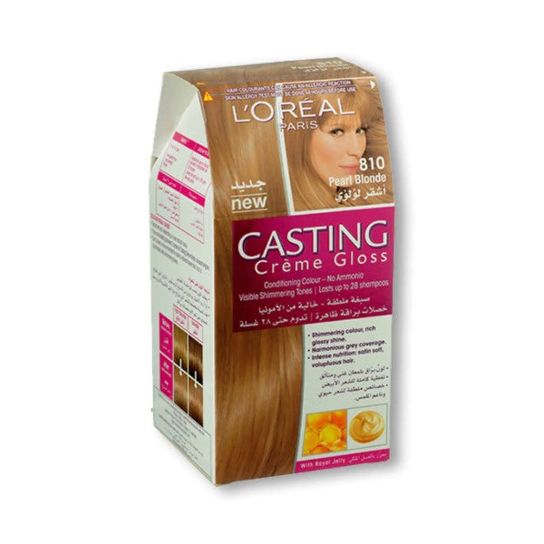 LOREAL CASTING HAIR COLOR ASHY BLONDE CG 810