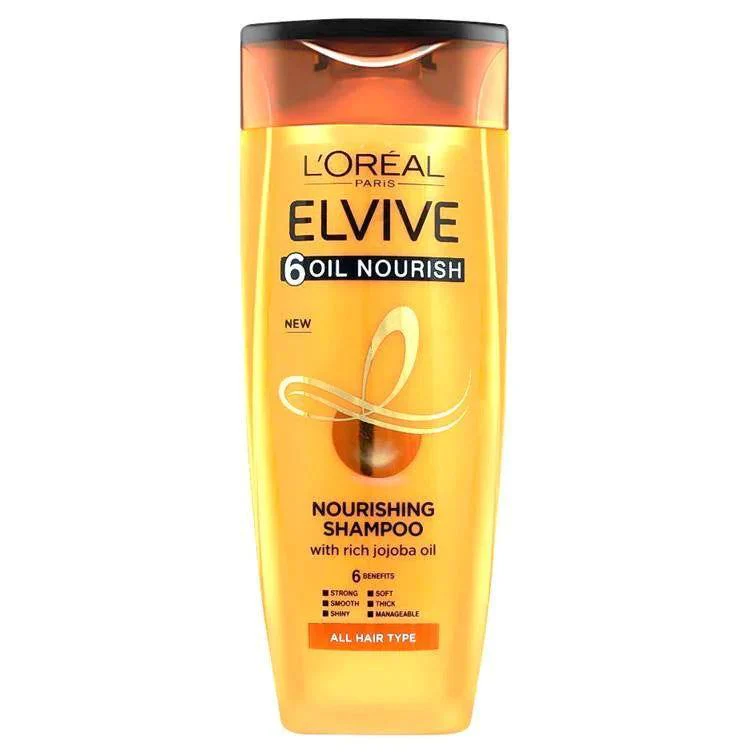 L’Oréal Paris Elvive 6 Oil Nourish Argan Oil Shampoo 175ml | Sulphate Free Hair Shampoo