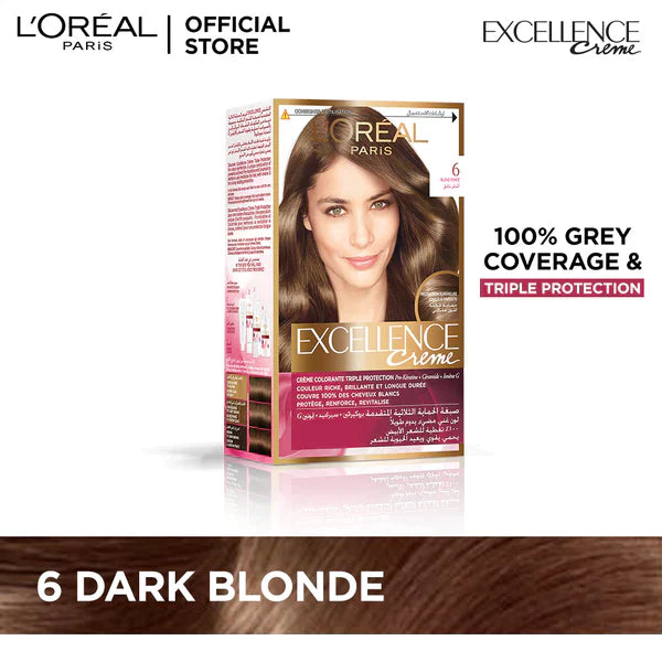 LOREAL EXCLLENCE HAIR COLOR 6 DARK BLONDE