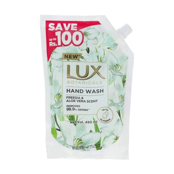LUX HANDWASH REFIL FREESIA ALOEVERA SCENT 450ML