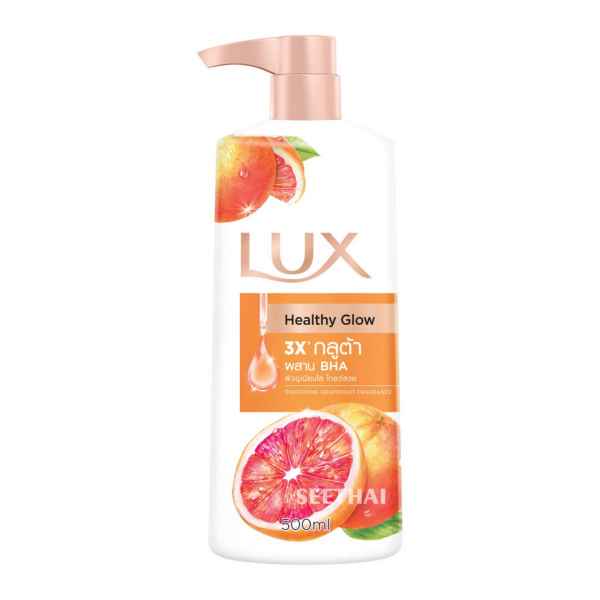 LUX HEALTHY GLOW BODY WASH 500ML