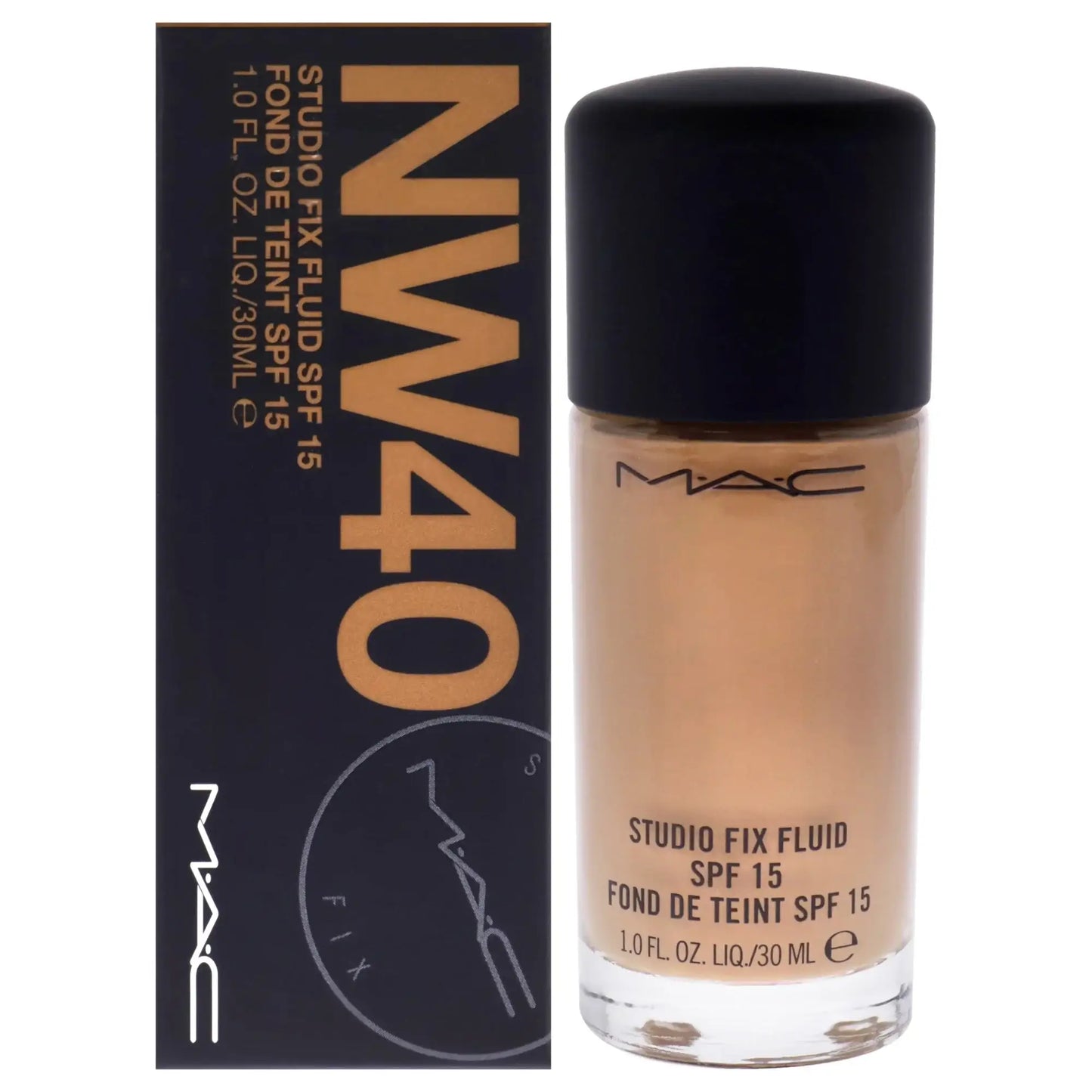 MAC Studio Fix Fluid Foundation NW40 SPF15 30ml | Matte Foundation
