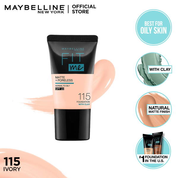 MAYBELLINE FIT ME FOUNDATION 155 IVORY 18ML