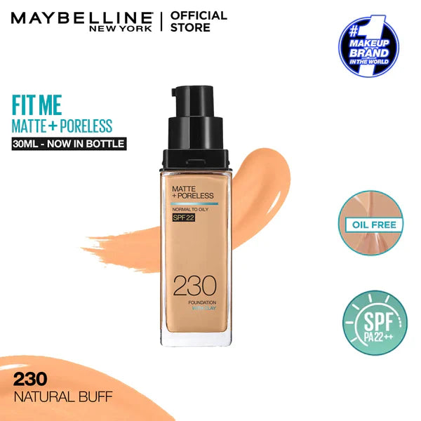 MAYBELLINE FIT ME FOUNDATION 230 NATURAL BUFF 30ML