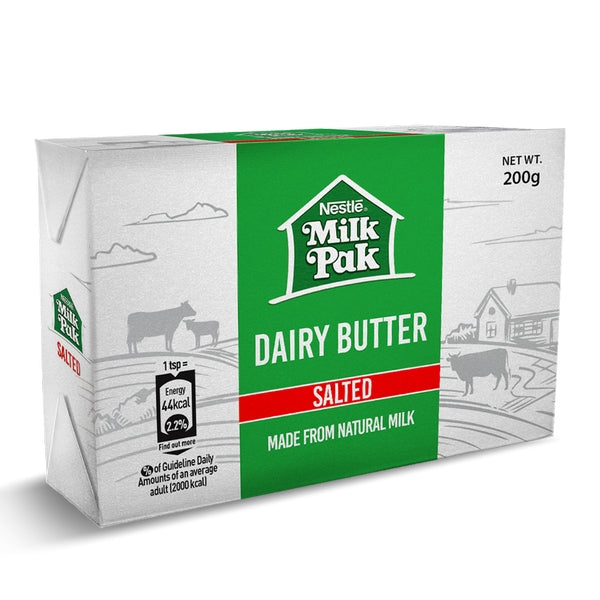 NESTLE MILK PAK DAIRY BUTTER SALTED 200G