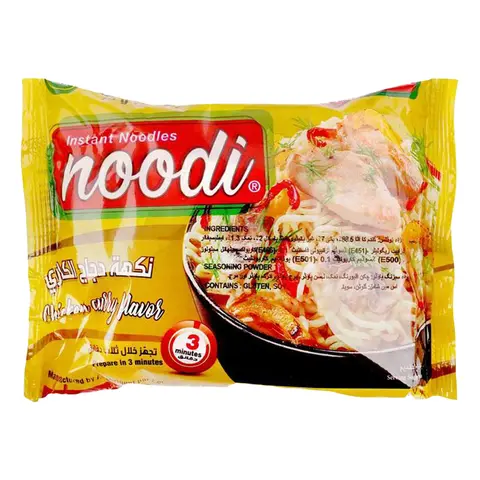 NOODI NOODLES CHICKEN CURRY FLAVOUR 70G