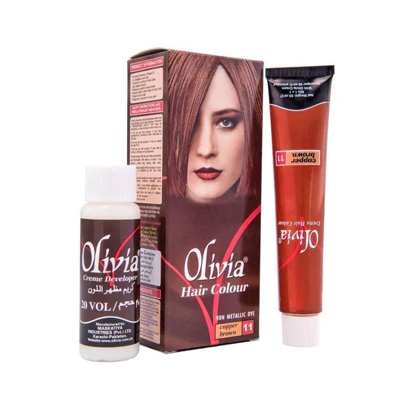 OLIVIA HAIR COLOR CPPER BROWN 11