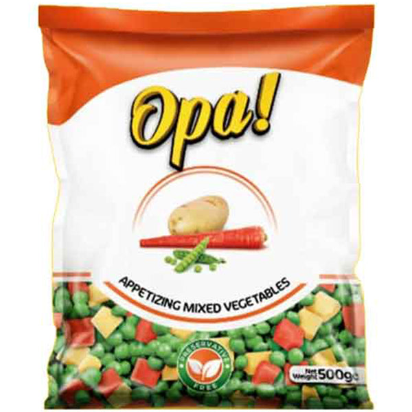 OPA APPETIZING MIXED VEGETABLES 500GM