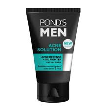 Ponds Men Acne Solution Face Wash (100g) – Oil Control & Anti-Pimple Cleanser