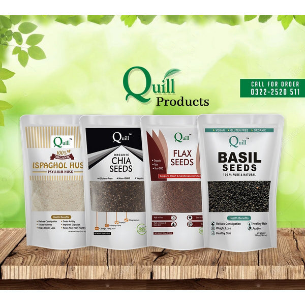 QUILL ORGANIC CHIA SEEDS 250GM