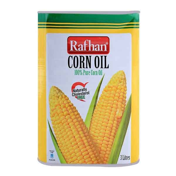 RAFHAN CORN OIL 3LTR