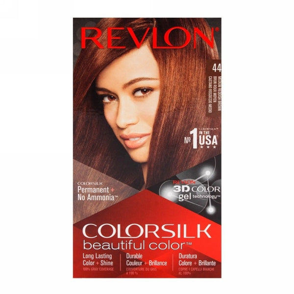 REVLON COLOR SILK 44 MEDIUM REDDISH BROWN