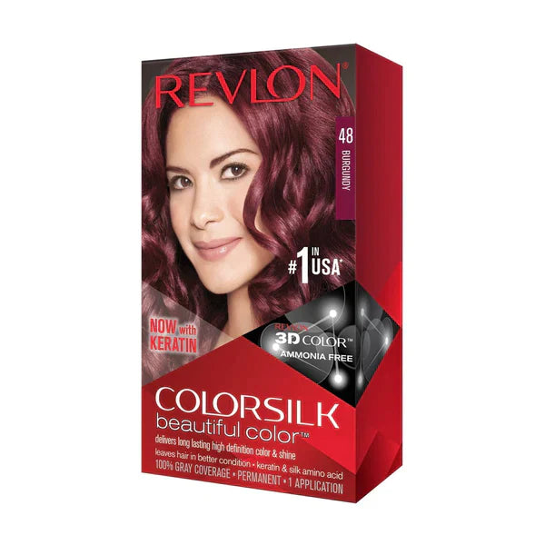 REVLON HAIR COLOR SILK 48 BURGUNDY
