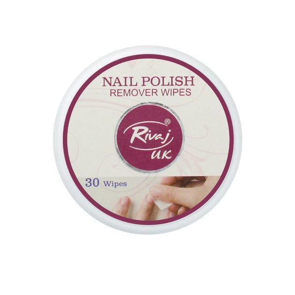 RIVAJ NAIL POLISH REMOVER WIPES 30PCS