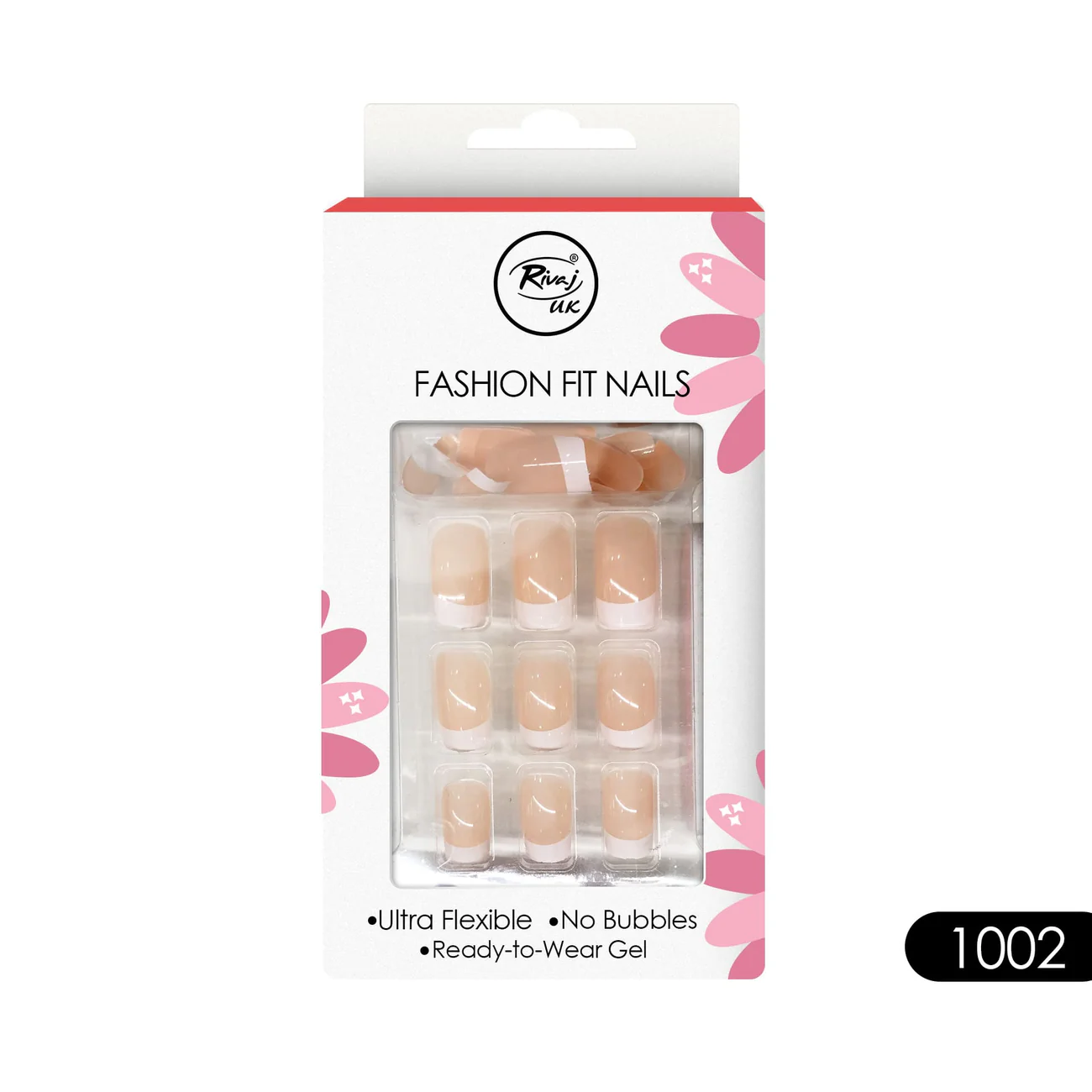 Rivaj UK #1002 Perfect Nails – Stylish Press-On Nail Set Pakistan