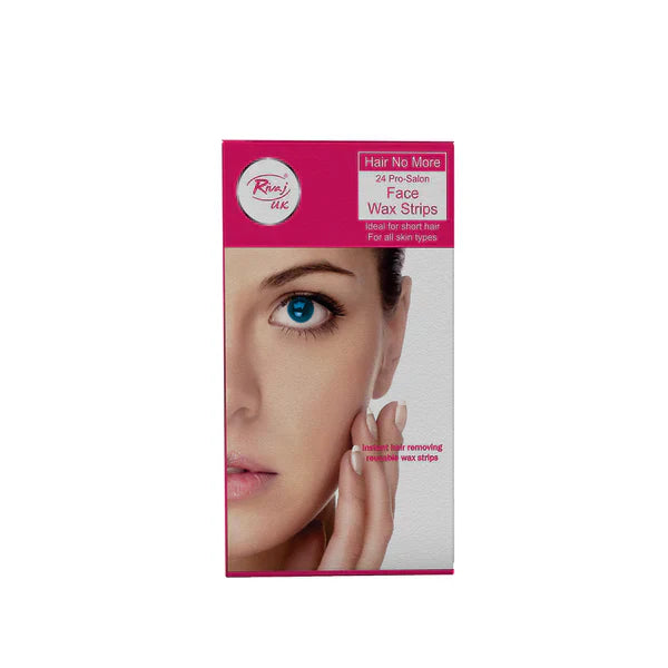 RIVAJ UK 24 PRO-SALON FACE WAX STRIPS