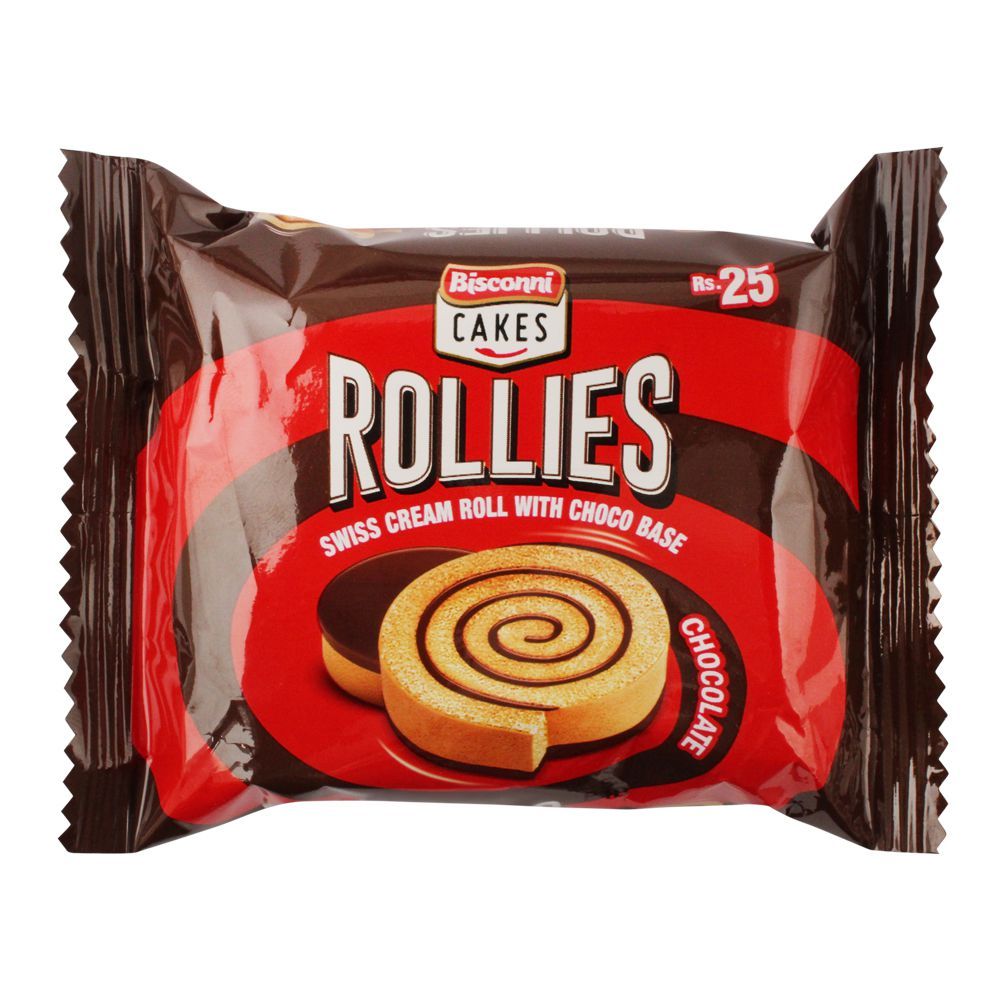 Rollies Swiss Roll Cake Chocolate | Soft Chocolate Swiss Roll