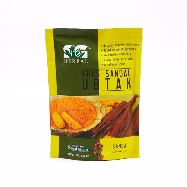 SAEED GHANI KHAS SANDAL UBTAN POWDER 100GM
