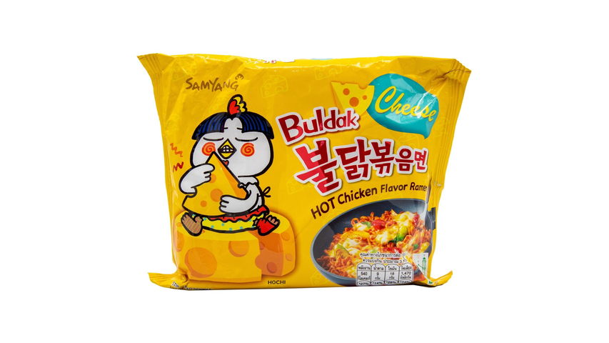 SAMYANG BULDAK NOODLES CHEESE HOT CHICKEN FLAVOUR 140GM