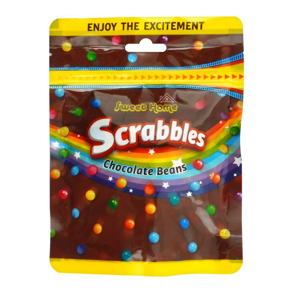 Scrabbles Chocolate Beans 45g | Crispy Candy-Coated Chocolate