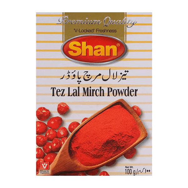 SHAN TEZ LAL MIRCH POIWDER 90G
