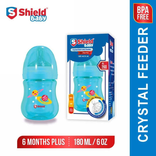 SHIELD BABY WIDE NECK ANTI COLIC FEEDER 180ML