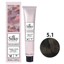 SILKY COLORATION HAIR COLOR 100ML #5.1