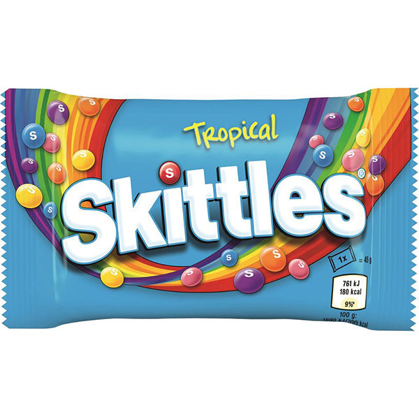 SKITTLES TRPICAL 45GM