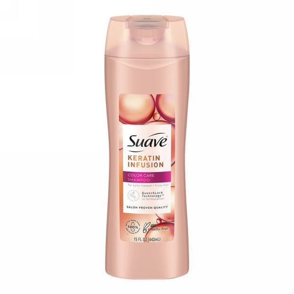 SUAVE KERATIN INFUSION COLOR CARE SHAMPOO 12.6OZ 373ML