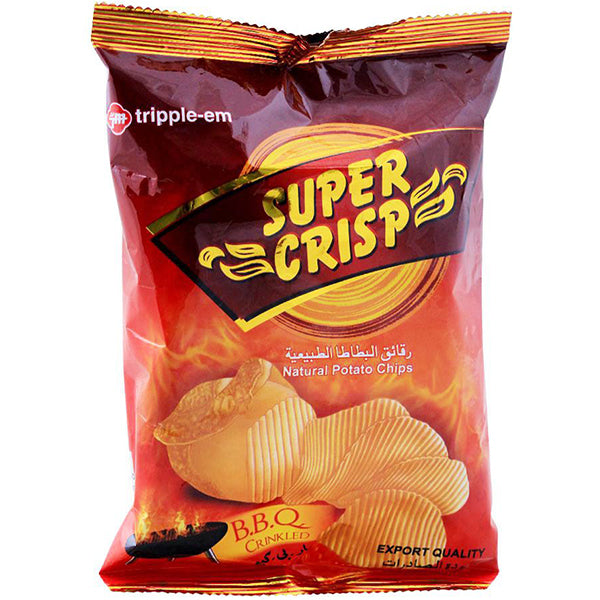SUPER CRISP BBQ CRINKLE 70GM