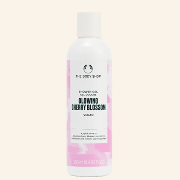 THE BODY SHOP SHOWER GEL GLOWING CHERRY BLOSSOM VEGAN 250ML