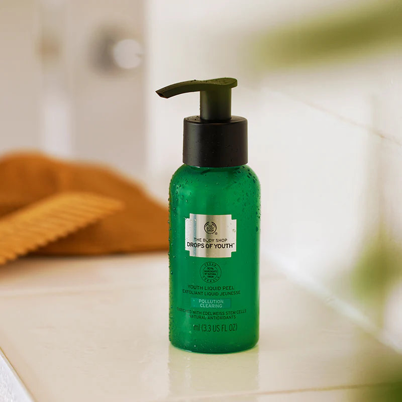 The Body Shop Drops of Youth Liquid Peel 100ml Gentle Exfoliating Gel Peel