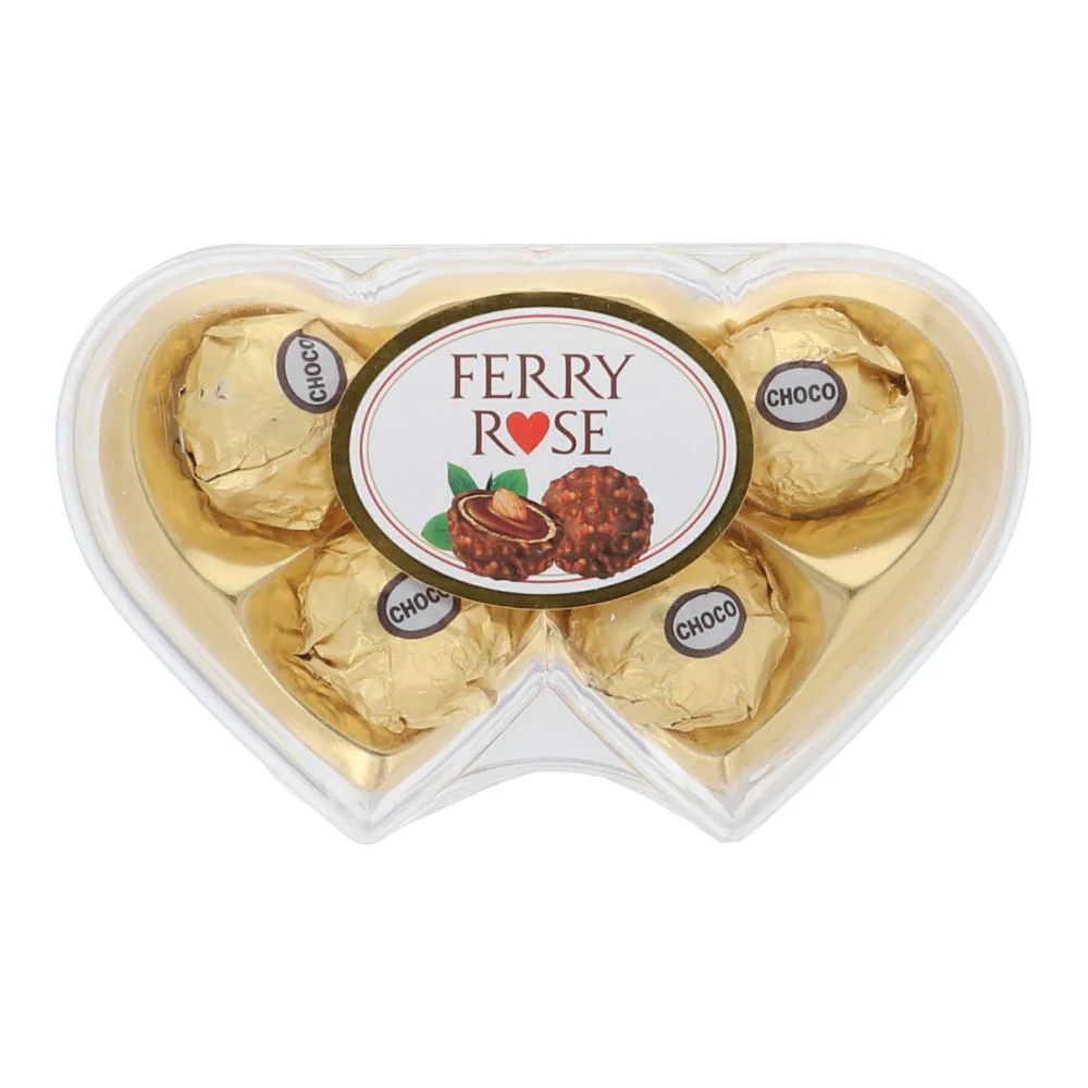 The Rose Chocolate Box 5 Pieces 62.5g | Premium Assorted Chocolates