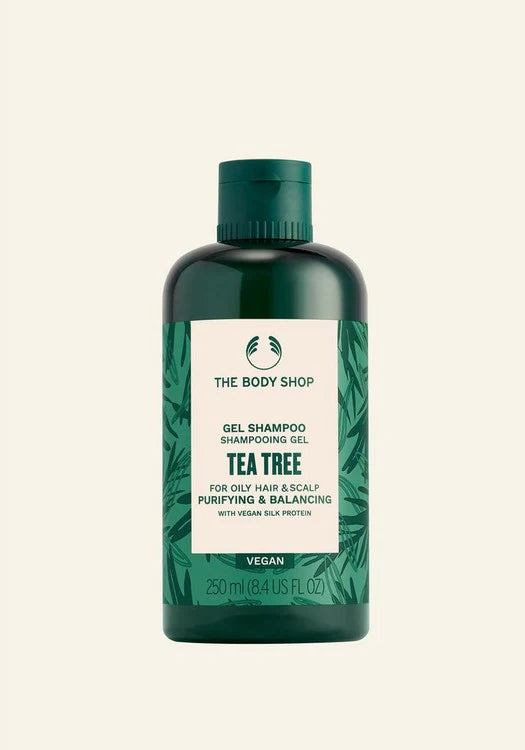 The Body Shop Tea Tree Gel Shampoo 250ml Purifying Scalp Care Shampoo