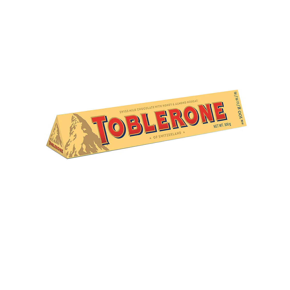 TOBLERONE CHOCOLATE HONEY & ALMOND NOUCAT 100GM