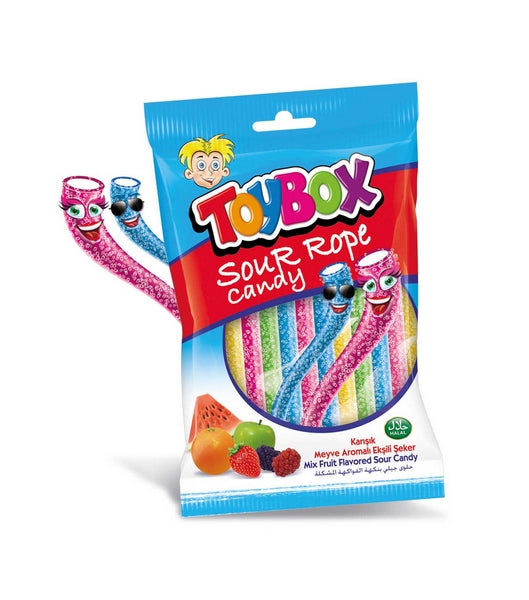 TOY BOX LICORICE SOUR ROPE CANDY