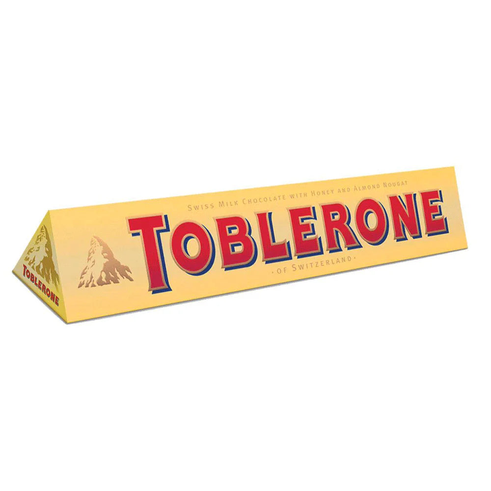 Toblerone Milk Chocolate 50g | Swiss Chocolate with Honey & Almond Nougat