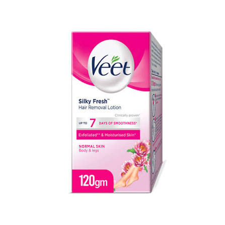 VEET SILKY NORMAL SKIN HAIR REMOVAL 120G