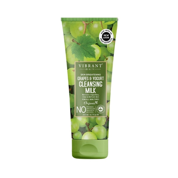 VIBRANT BEAUTY GRAPES & YOGURT CLEANSING MILK 200ML
