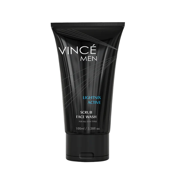 VINCE MEN LIGHTNIX ACTIVE SCRUB FACEWASH 100ML