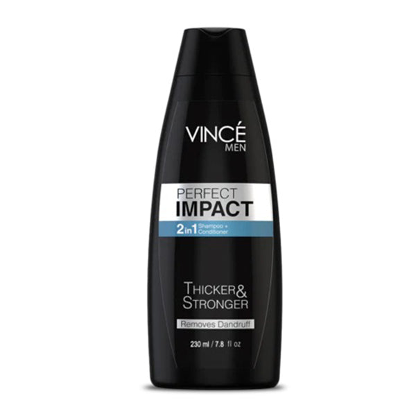 VINCE MEN PERFECT IMPACT 2IN1 SHAMPOO+CONDITIONER 230ML