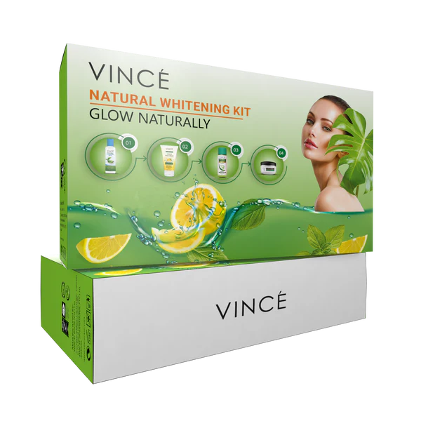 VINCE NATURAL WHITENING KIT GLOW NATURALLY KIT