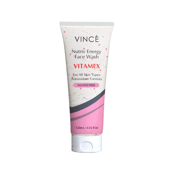 VINCE NUTRIV ENERGY FACE WASH VITAMEX 120ML
