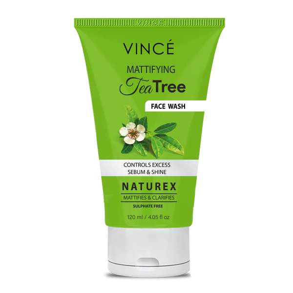 VINCE TEA TREE FACEWASH 120ML