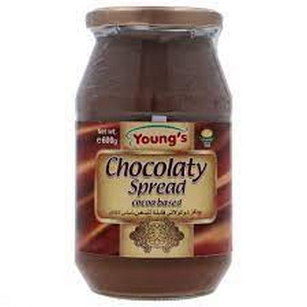 YOUNGS CHOCOLATE SPREAD COCOA BASED 600GM