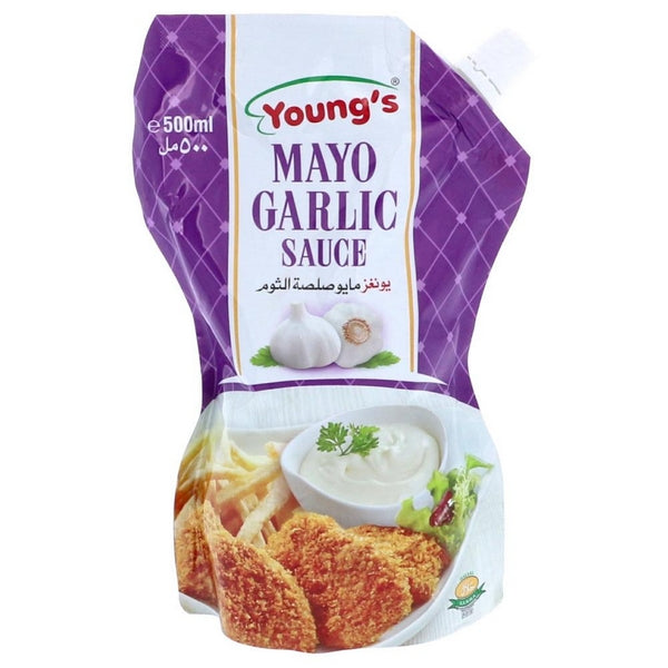 YOUNGS GARLIC.SAUC MAYO 500ML