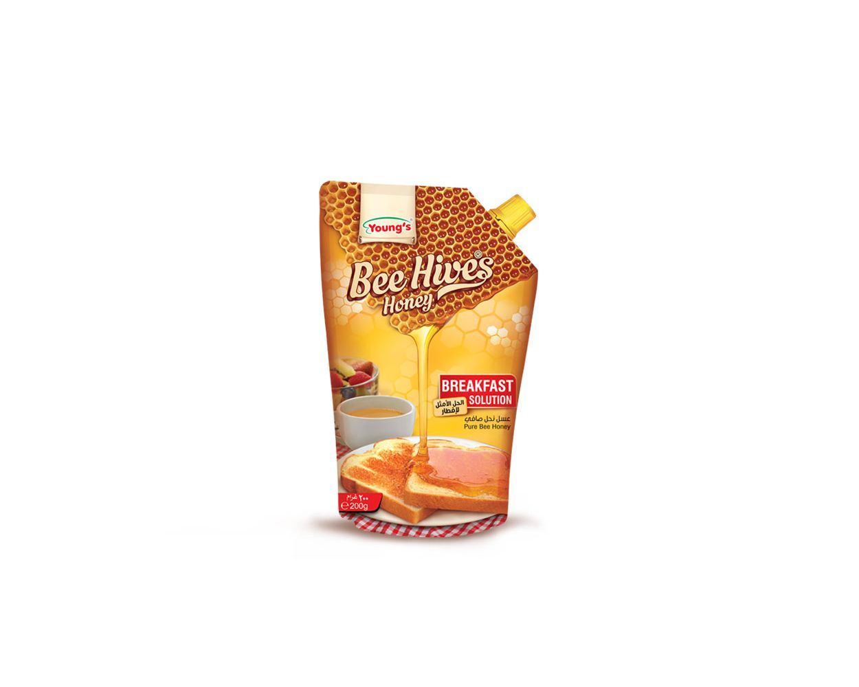 YOUNGS BEE HIVES BREAKFAST HONEY 200GM