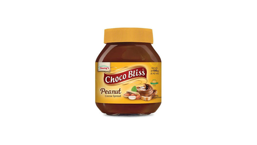 YOUNGS CHOCO BLISS PEANUT COCOA SPREAD 180G