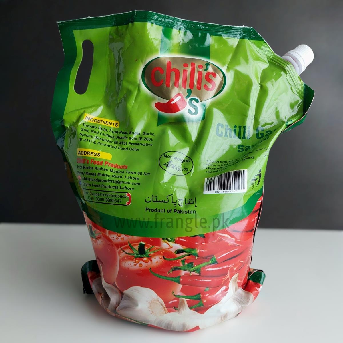 KANAS CHILLI GARLIC SAUCE 4KG