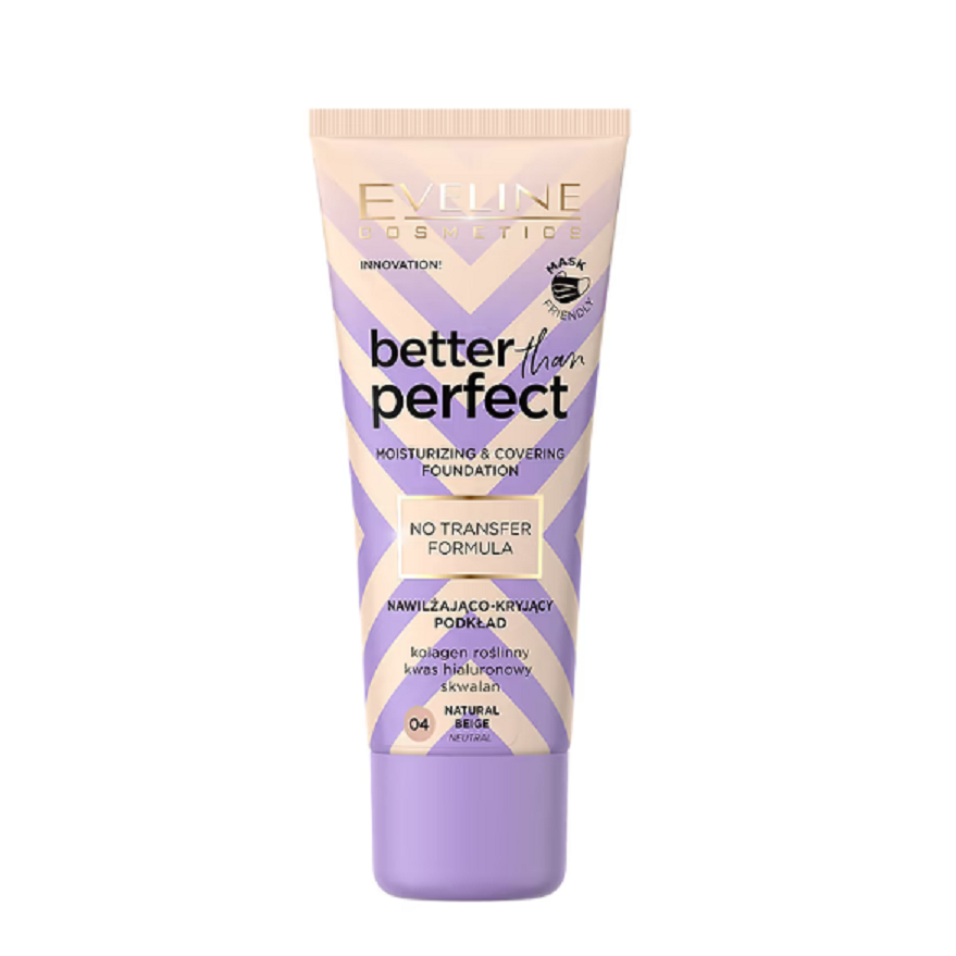Eveline Better Than Perfect Foundation 30ML – 04 Natural Beige | Smooth & Radiant